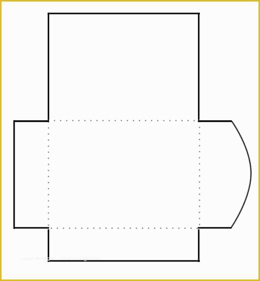 Free Envelope Printing Template Of Blank Print and Cut Gift Card Envelope Template