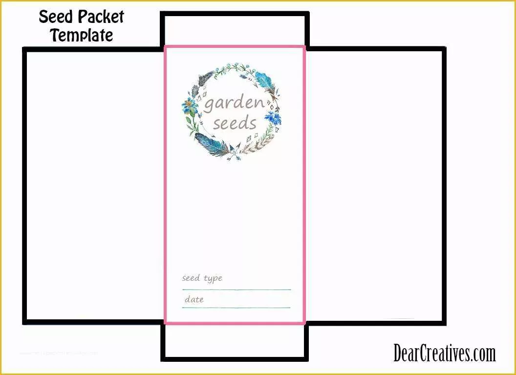 Free Envelope Template Of Seed Packet Template Free Printable and Diy for Your