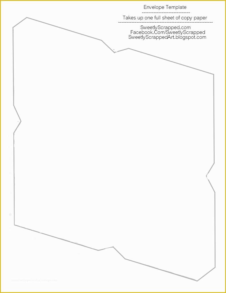 Free Envelope Template Of Sweetly Scrapped Free Printable Envelopes