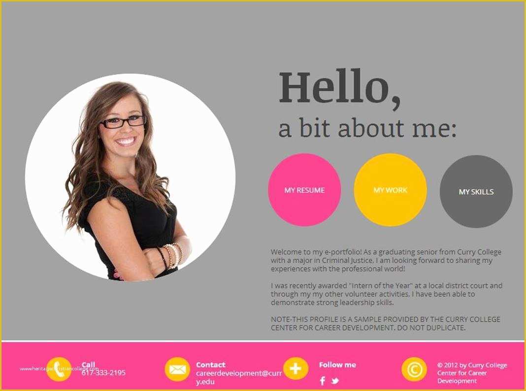 Free Eportfolio Templates Of Nursing Student Resume Sample Search 