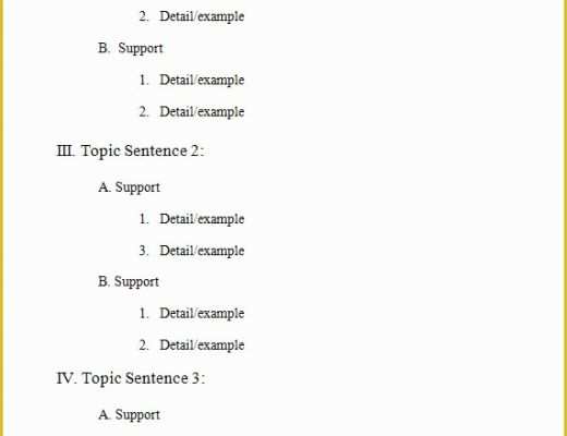 Free Essay Template Download Of 18 Useful Outline Templates Pdf Word Apple Pages