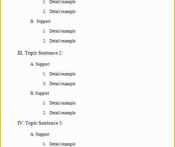 Free Essay Template Download Of 18 Useful Outline Templates Pdf Word Apple Pages