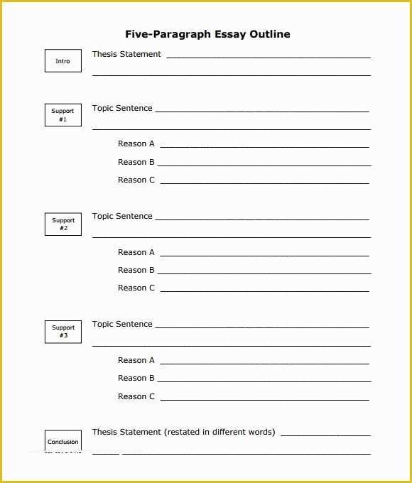 Free Essay Template Download Of Essay Outline Template