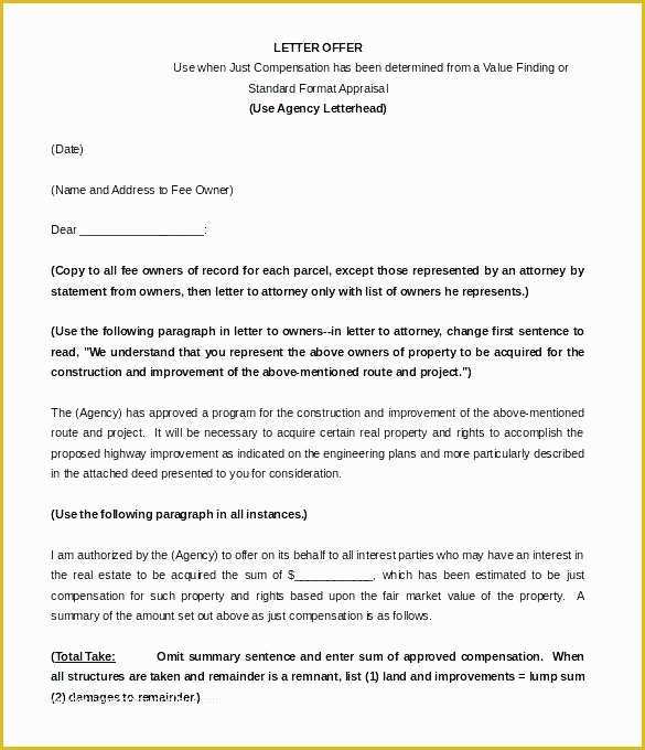 Free Estate Will Template Of Free Offer Letter Template