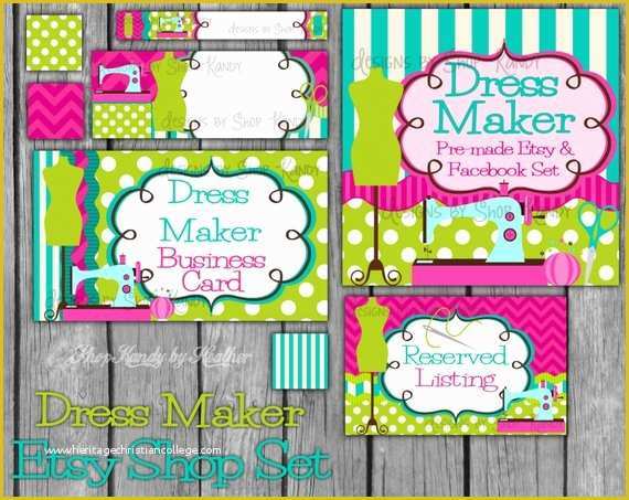 Free Etsy Shop Banner Templates Of Boutique Etsy Banner Set Etsy and Dress Maker