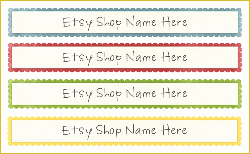 Free Etsy Shop Banner Templates Of Free Banner Templates Etsy Shop Banners