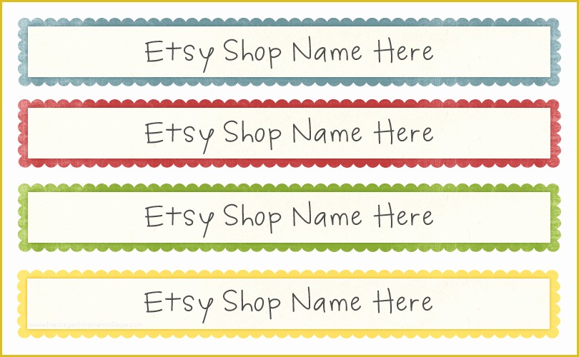 Free Etsy Shop Banner Templates Of Free Banner Templates Etsy Shop Banners