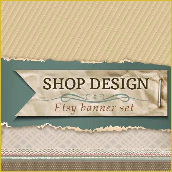 Free Etsy Shop Banner Templates Of Items Similar to Shop Banner Etsy Shop Design Scrapbooking
