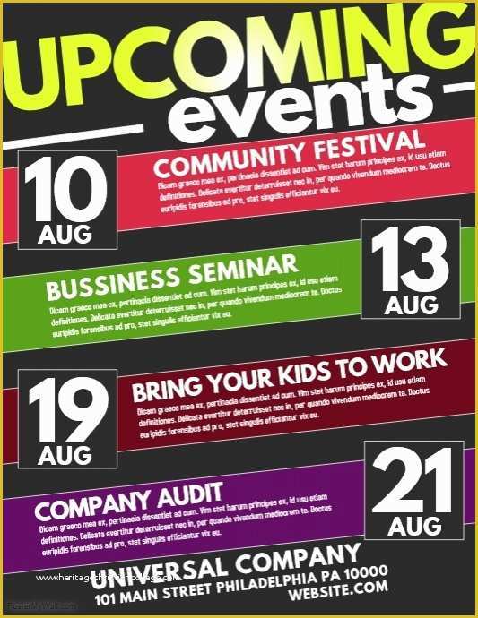 Free event Flyer Templates Of event Flyer Templates Free Downloads