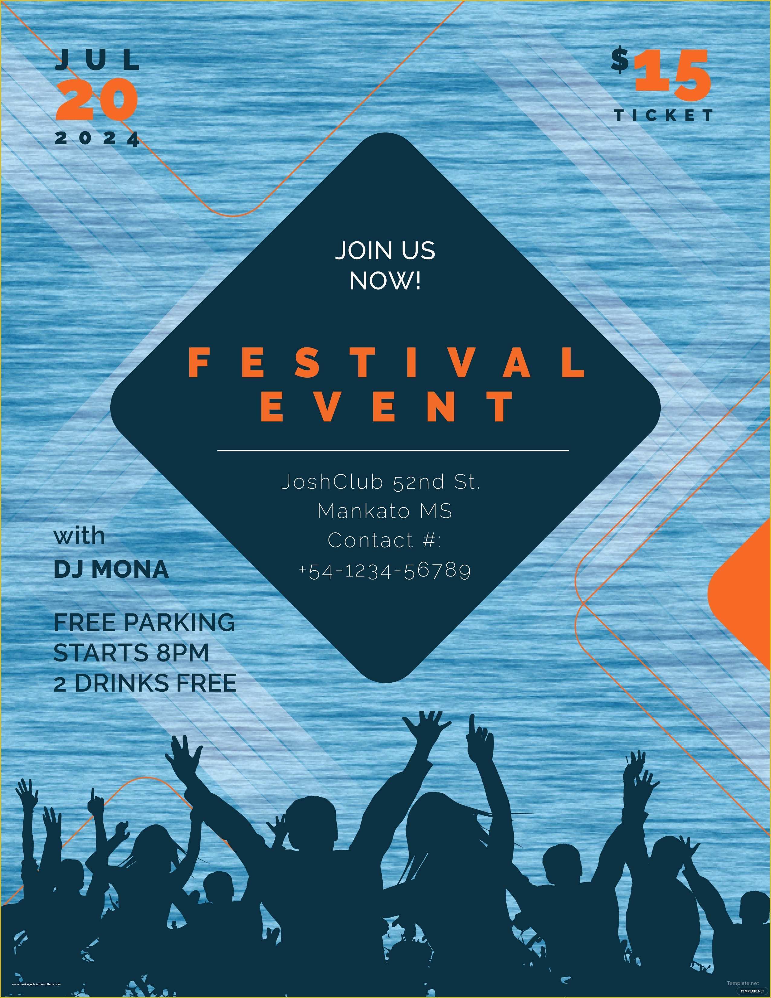 Free event Flyer Templates Of Free event Flyer Template In Adobe Shop Microsoft