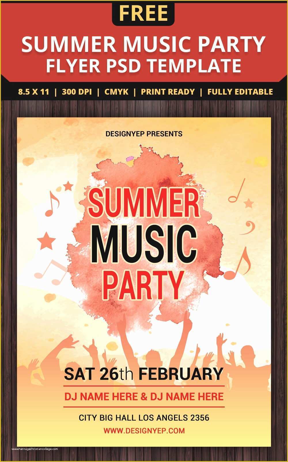 Free event Flyer Templates Of Free Flyer Templates Psd From 2016 Css Author