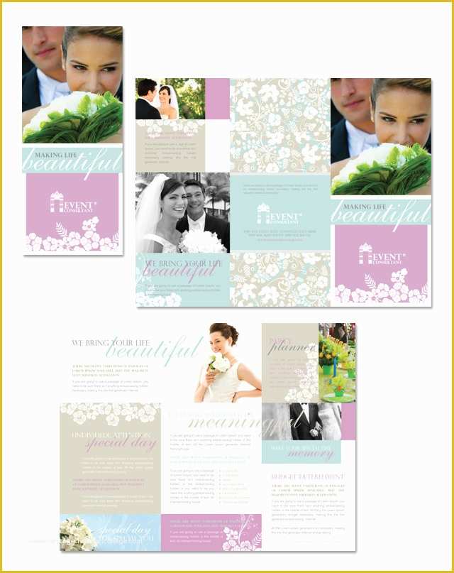 Free event Planning Flyer Templates Of Wedding & event Planning Tri Fold Brochure Template