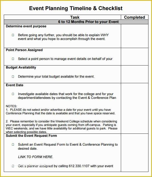 Free event Planning Templates Of event Planning Checklist 7 Download Free Documents In Pdf