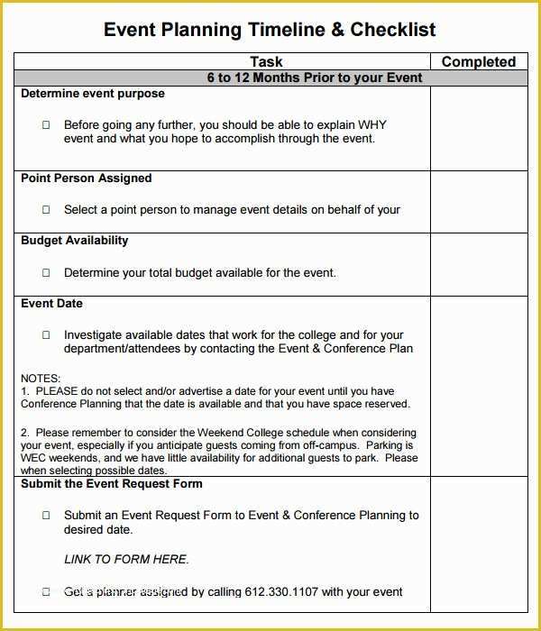 Free event Planning Templates Of event Planning Checklist 7 Download Free Documents In Pdf