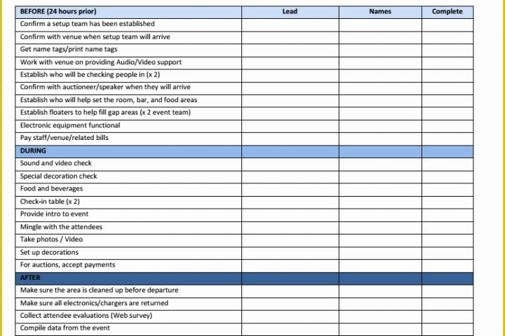 Free event Planning Templates Of Planning Your Next School event event Planning Checklist