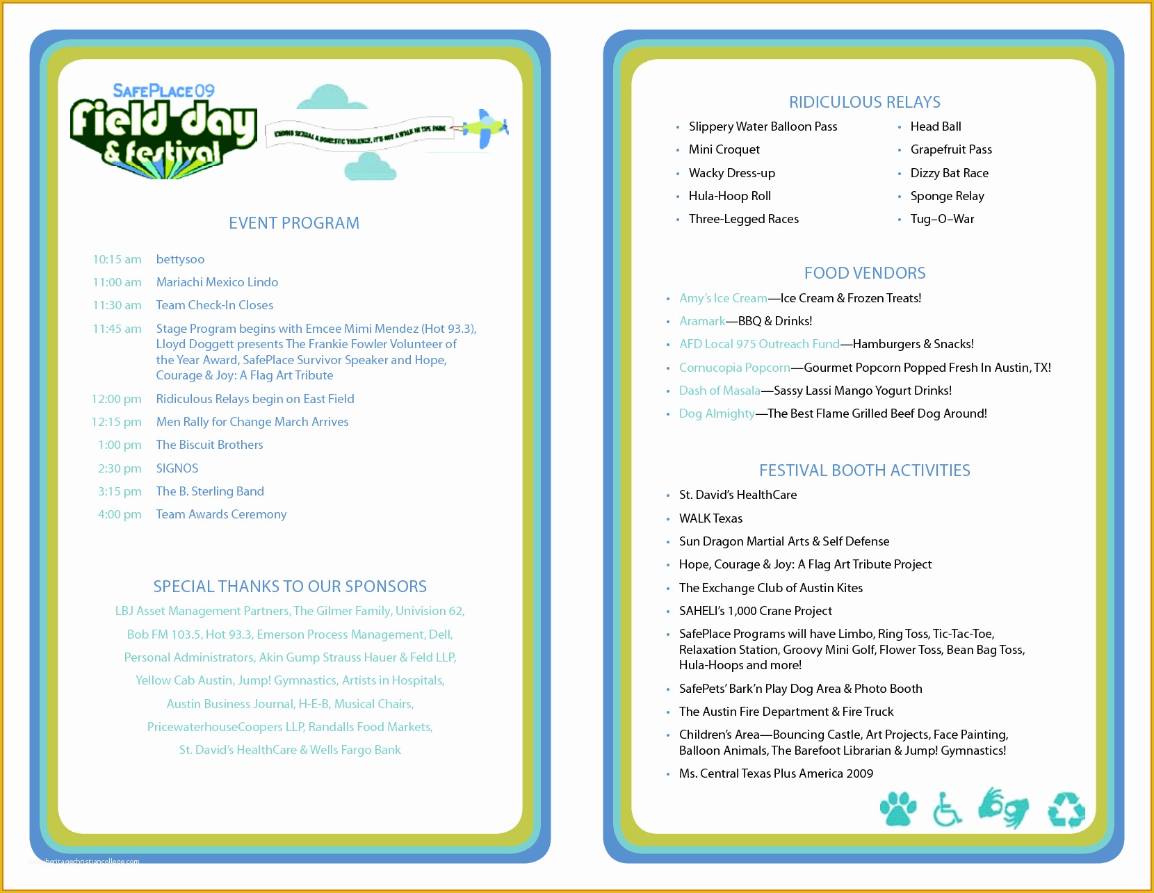 Free event Program Templates Of event Program Template