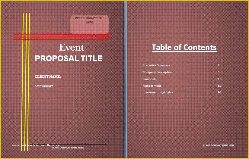 Free event Proposal Template Word Of 11 event Proposal Sample Templates Word Excel Pdf formats