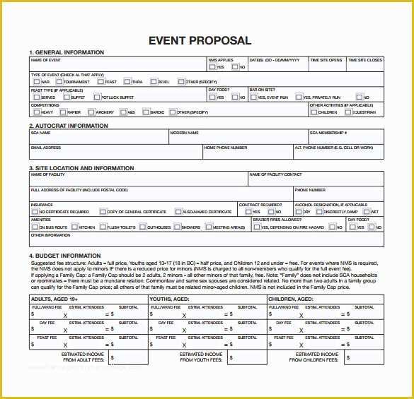 Free event Proposal Template Word Of event Proposal Template 16 Download Free Documents In