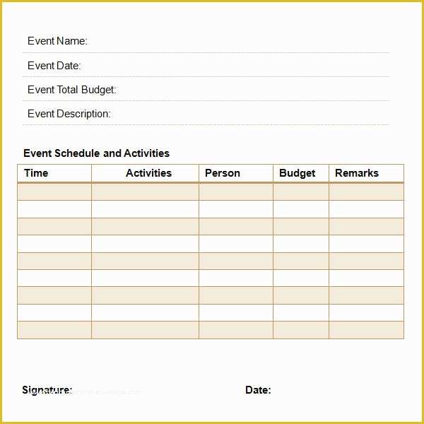 Free event Proposal Template Word Of event Proposal Template 16 Download Free Documents In