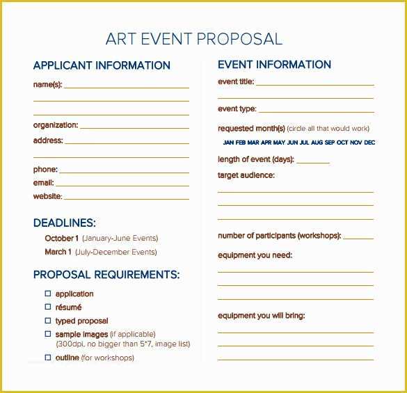 Free event Proposal Template Word Of event Proposal Template