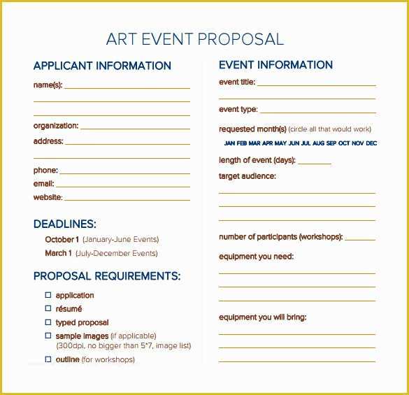 Free event Proposal Template Word Of event Proposal Template