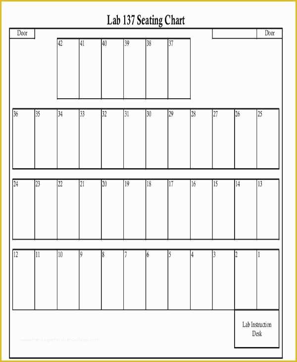Free event Seating Chart Template Of 11 Seating Chart Template – Free Sample Example format