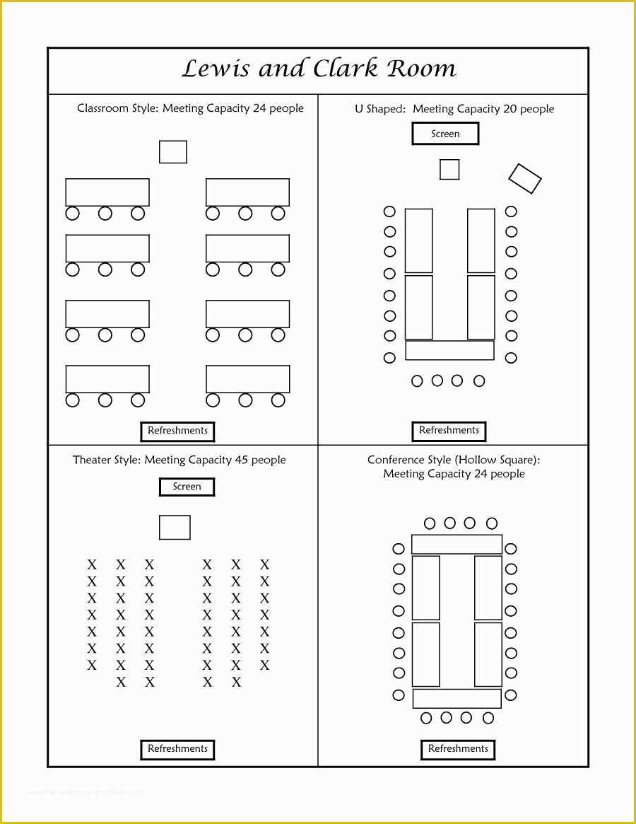 Free Event Seating Chart Template