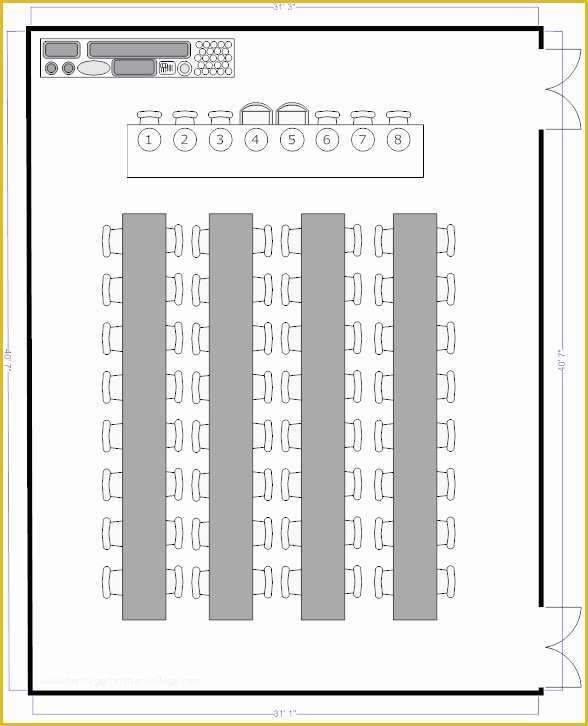 54 Free event Seating Chart Template