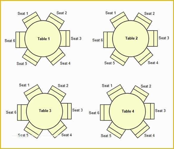 Free event Seating Chart Template Of Seating Chart Template 9 Free Word Excel Pdf format