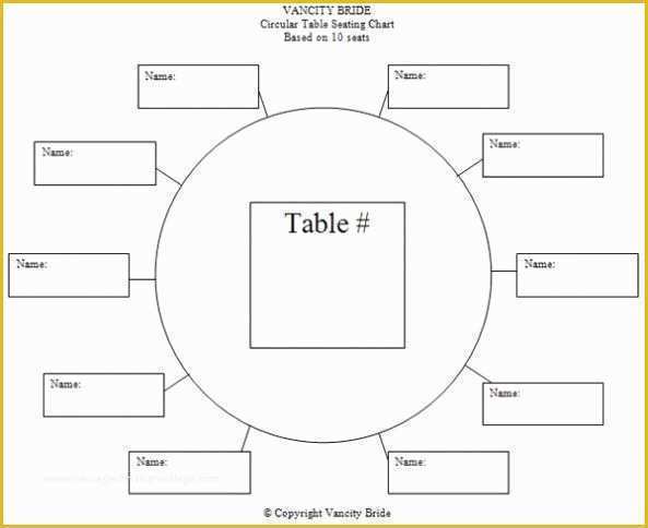 table assignment template free