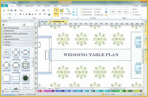 Free event Seating Chart Template Of Table Plan software