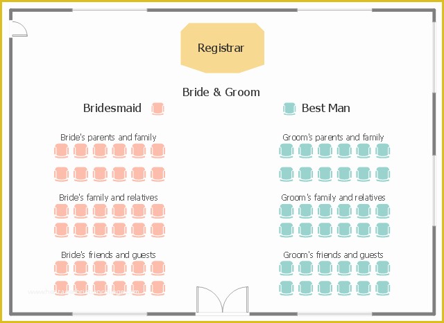 Free event Seating Chart Template Of Wedding Ceremony Seating Plan