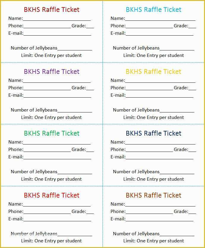 Free event Ticket Template Of 18 Raffle Ticket Templates