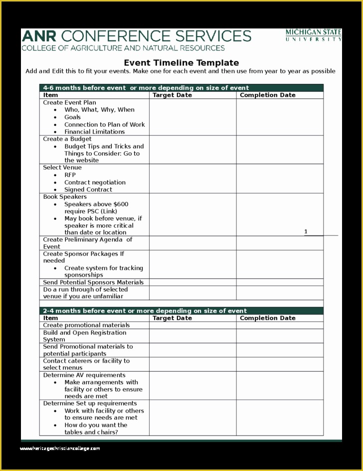 Free event Timeline Template Of event Timeline Template Free Download