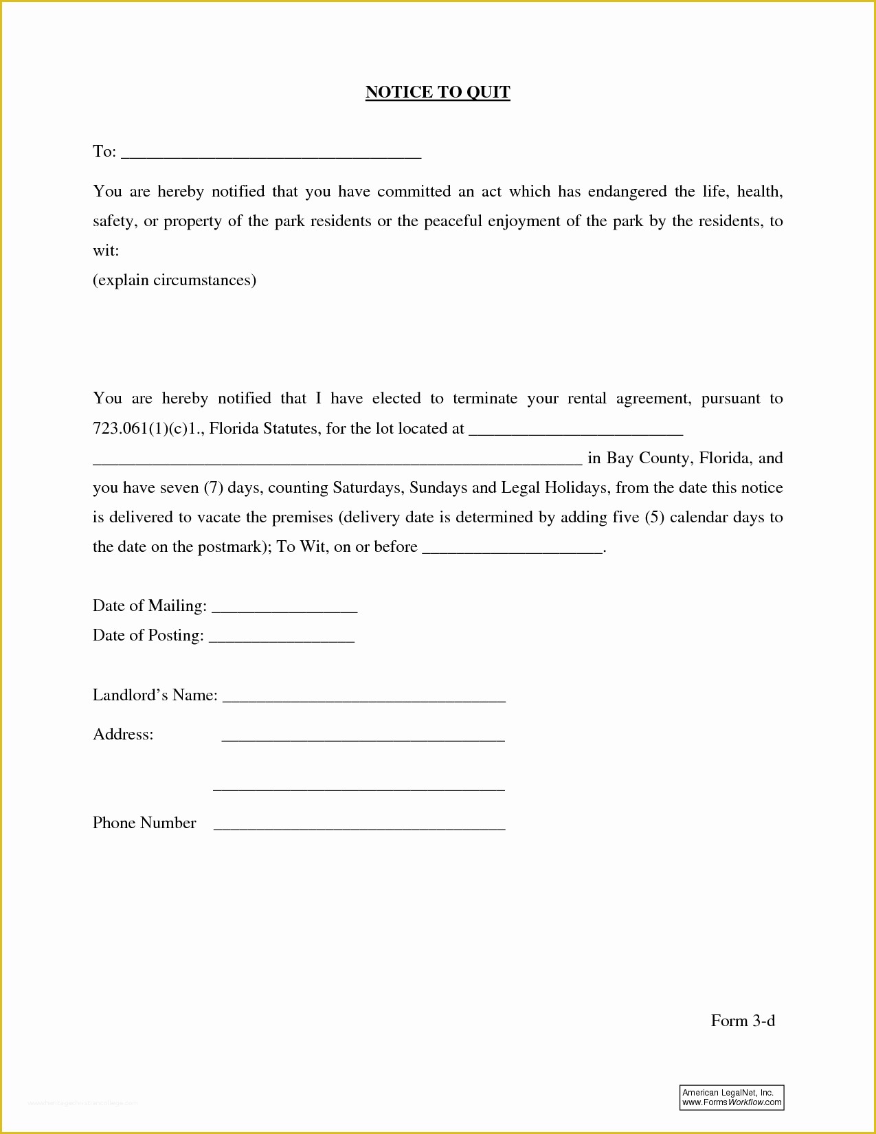 free-eviction-notice-template-florida-of-10-best-of-30-day-eviction-notice-template