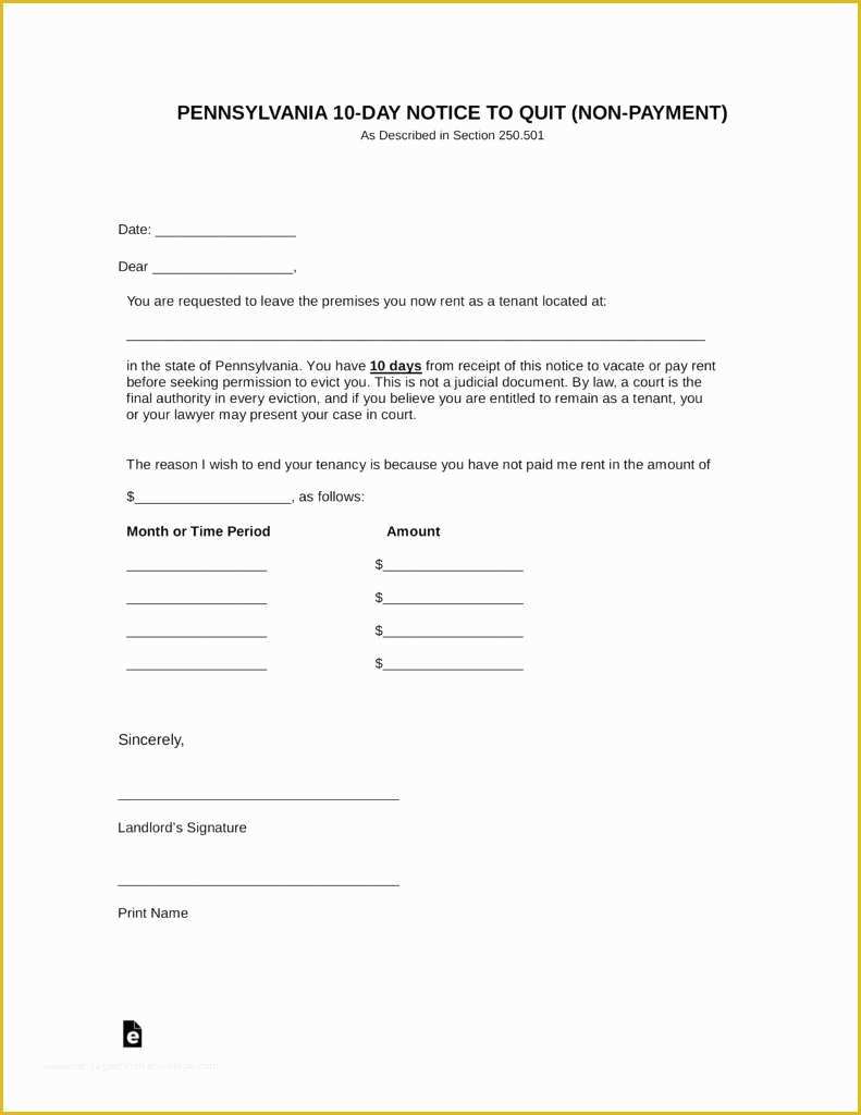 Free Eviction Notice Template Pa Of Inspirational Free Eviction Notice Template Pa