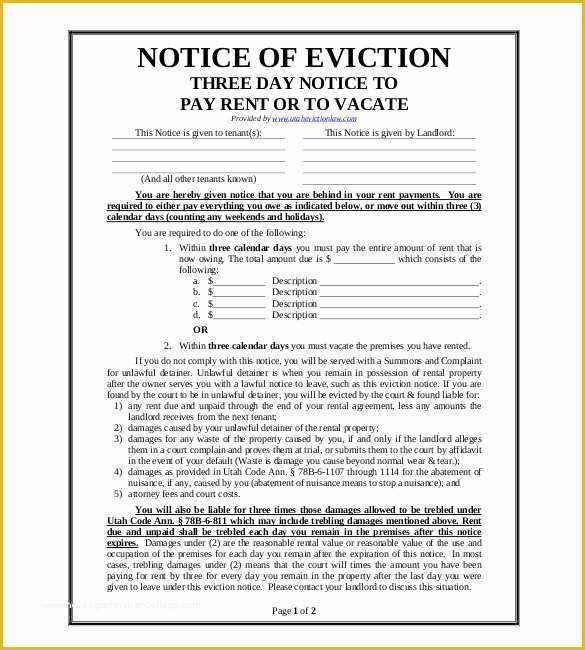 Free Eviction Notice Template Pdf Of 38 Eviction Notice Templates Pdf Google Docs Ms Word