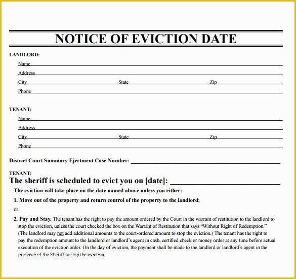 Free Eviction Template Of 43 Eviction Notice Templates Pdf Doc Apple Pages