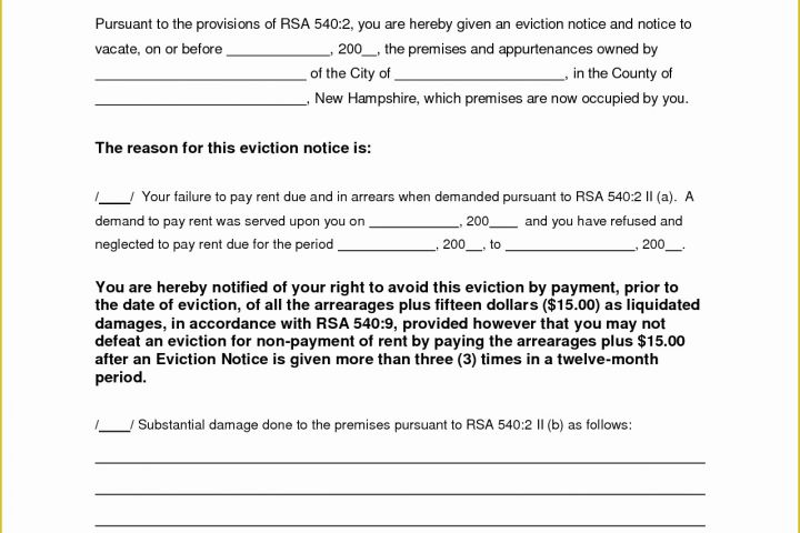 Free Eviction Template Of 6 Free Eviction Notice Template