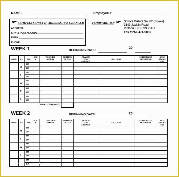 Free Excel Biweekly Timesheet Template Of 18 Bi Weekly Timesheet Templates – Free Sample Example