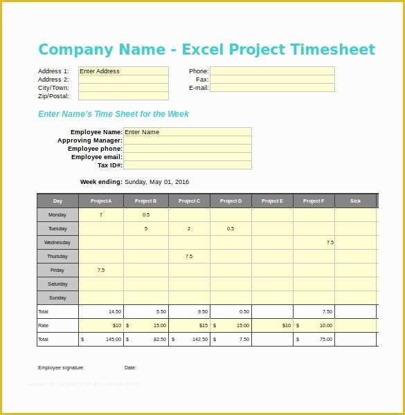 Free Excel Biweekly Timesheet Template Of 20 Project Timesheet Templates & Samples Doc Pdf