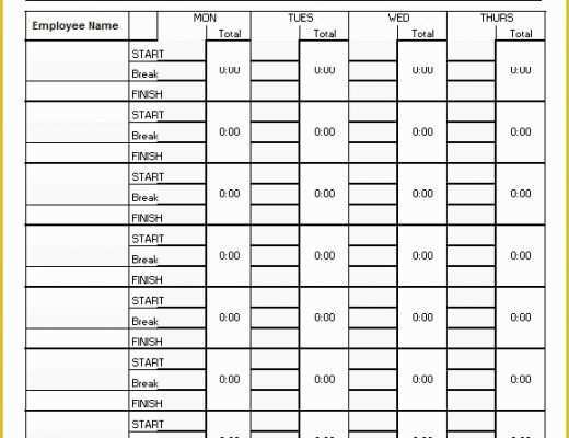 Free Excel Biweekly Timesheet Template Of Excel Timesheet Templates 7 Free Download for Excel