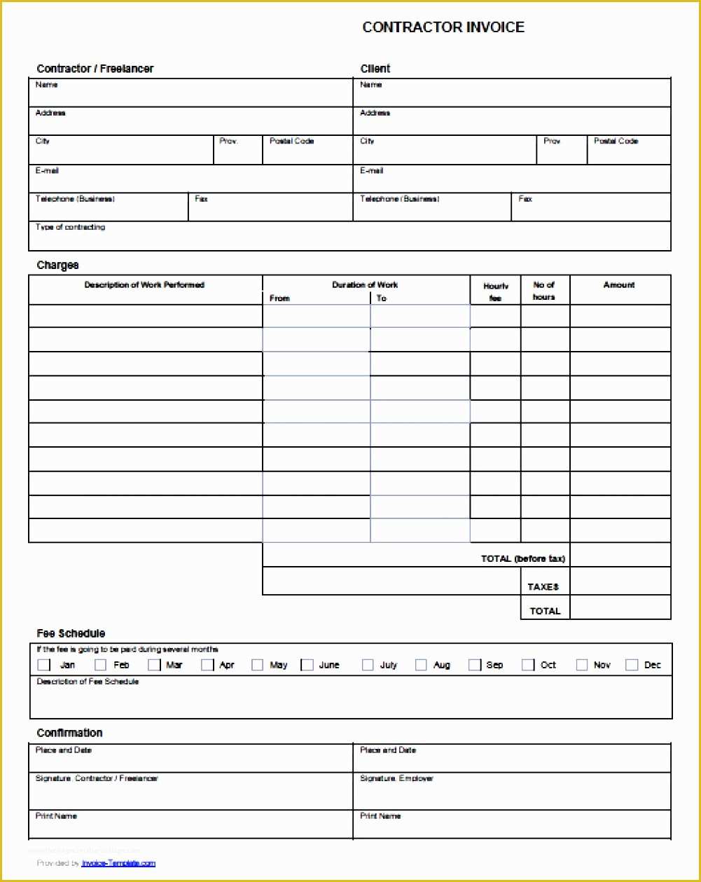 Free Excel Construction Templates Of Construction Invoice Template Excel – Pewna Apteka