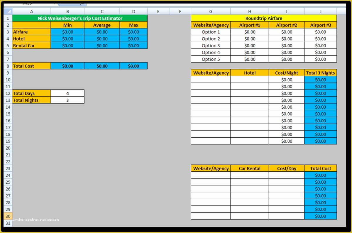 Free Excel Construction Templates Of Free Construction Estimate Template Excel