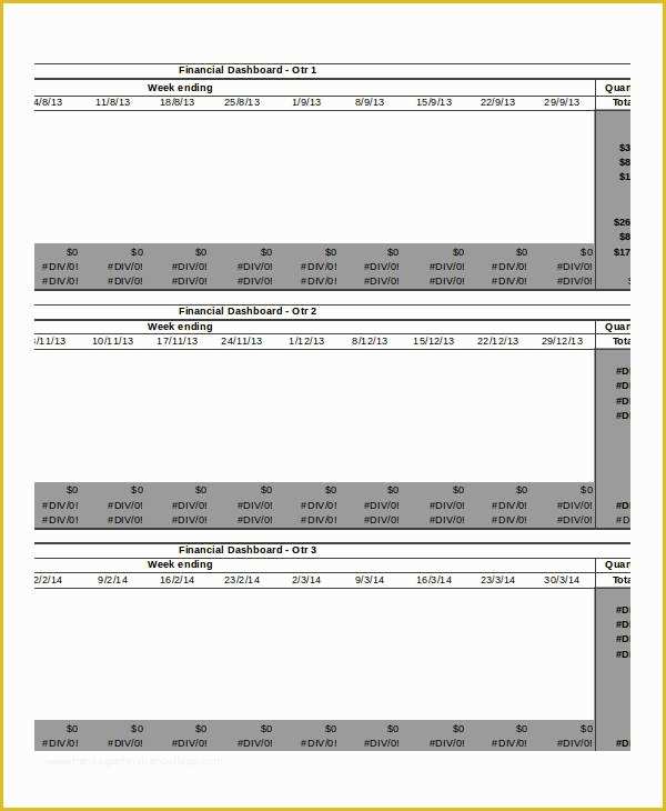 Free Excel Financial Dashboard Templates Of Excel Dashboard Templates 8 Free Excel Documents