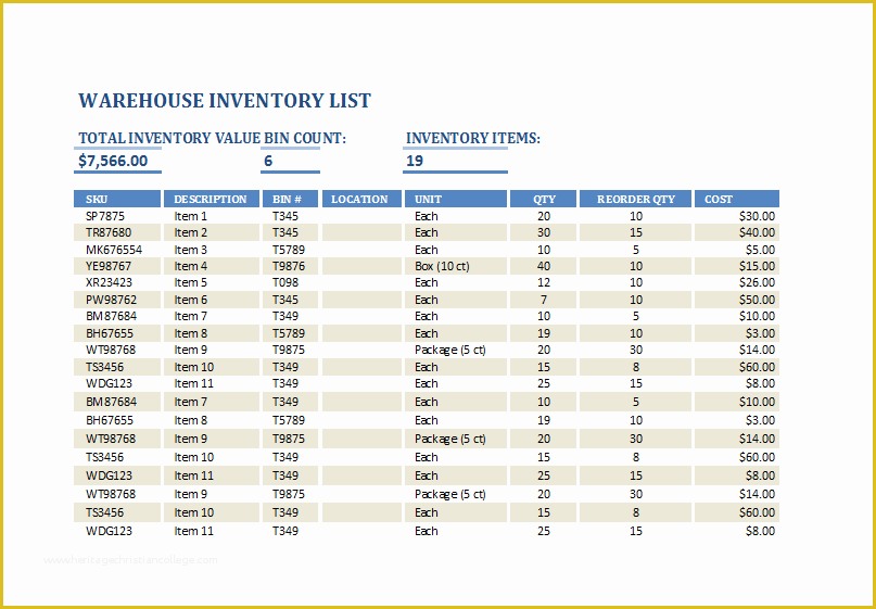 55 Free Excel Inventory Database Template
