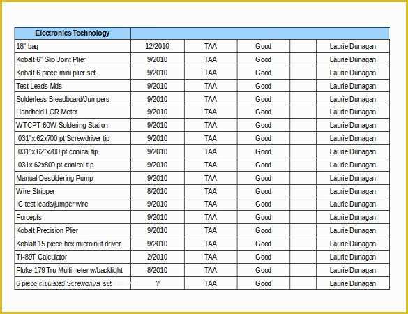 49 Free Excel Inventory Template