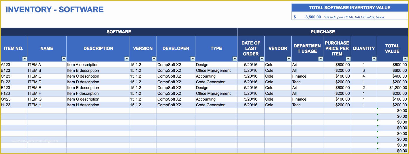 Free Excel Inventory Template Of Free Excel Inventory Templates