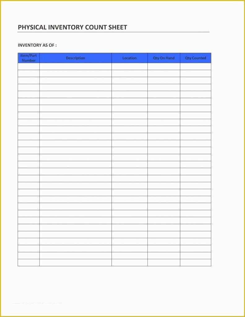 Free Excel Inventory Template Of Inventory Sheet Template