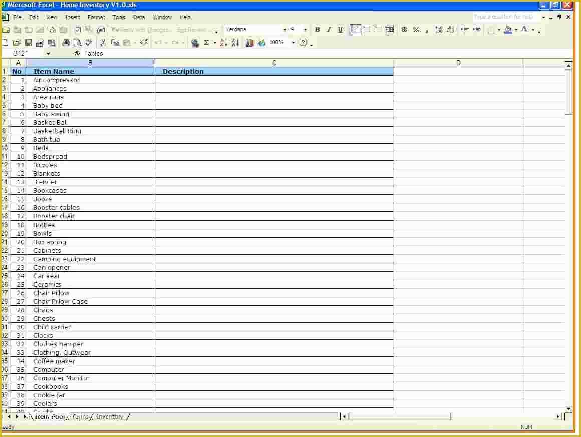 Free Excel Inventory Template Of Inventory Spreadsheet Template for Excel Excel Spreadsheet